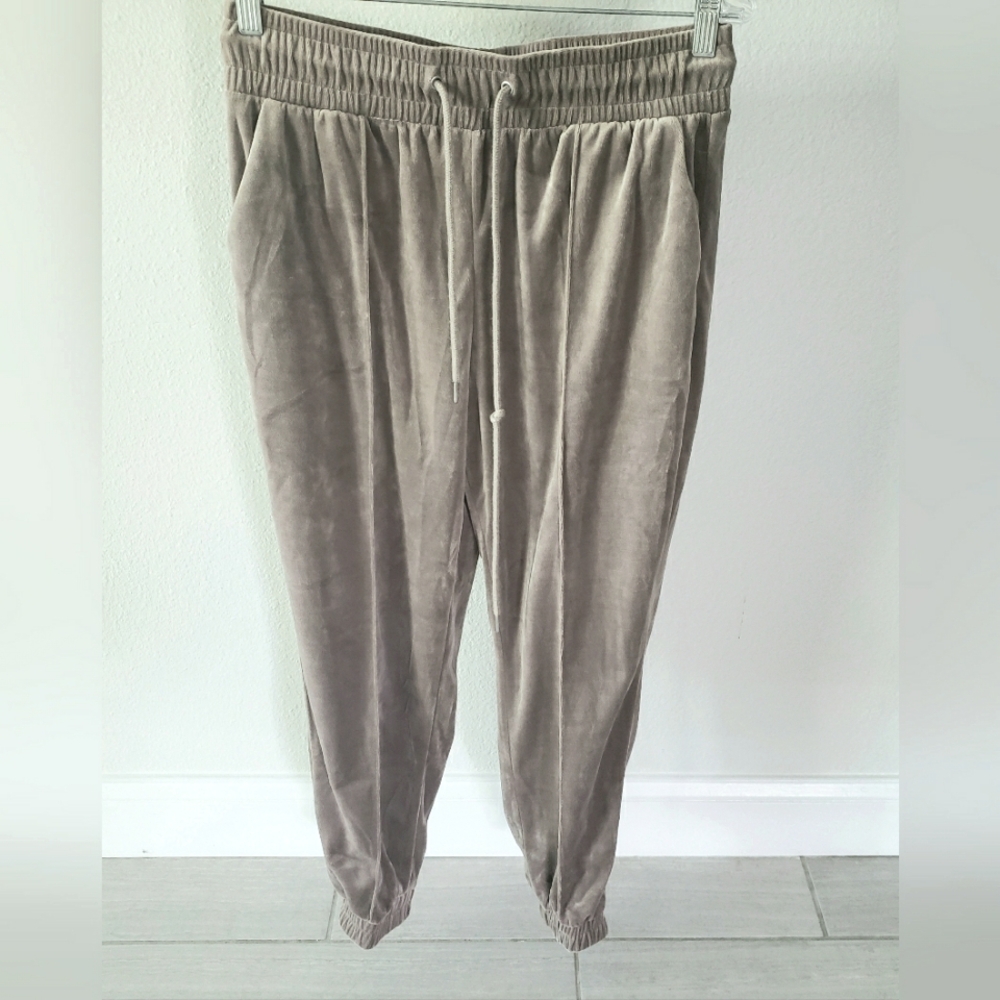 Zoe And Phoebe Velour Joggers Relaxed Loose Fit Size L